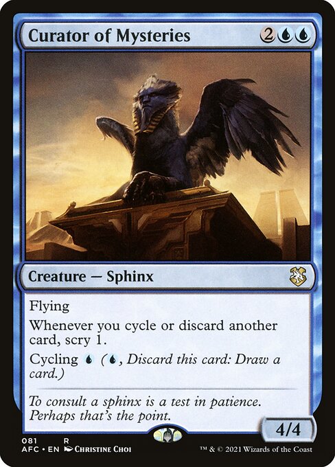 Curator of Mysteries – Forgotten Realms Commander (AFC-81) Magic: The Gathering card | LC-REM-20260804-15339542479180-98b959ad-8920-4b28-a954-f733bf36bde8