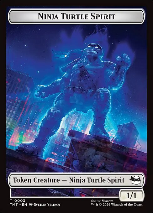 Ninja Turtle Spirit – Teenage Mutant Ninja Turtles Tokens (TTMT-3) Magic: The Gathering card | LC-REM-20260804-15620983750988-98c32288-8676-44d0-b480-7eddcac1a0e4