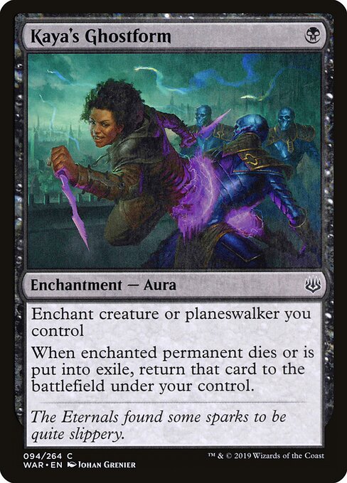 Kaya's Ghostform – War of the Spark (WAR-94) Magic: The Gathering card | LC-REM-20260804-15711423037772-98f3be88-24e2-433f-9138-f0cb59d09a0f Immagine principale del prodotto