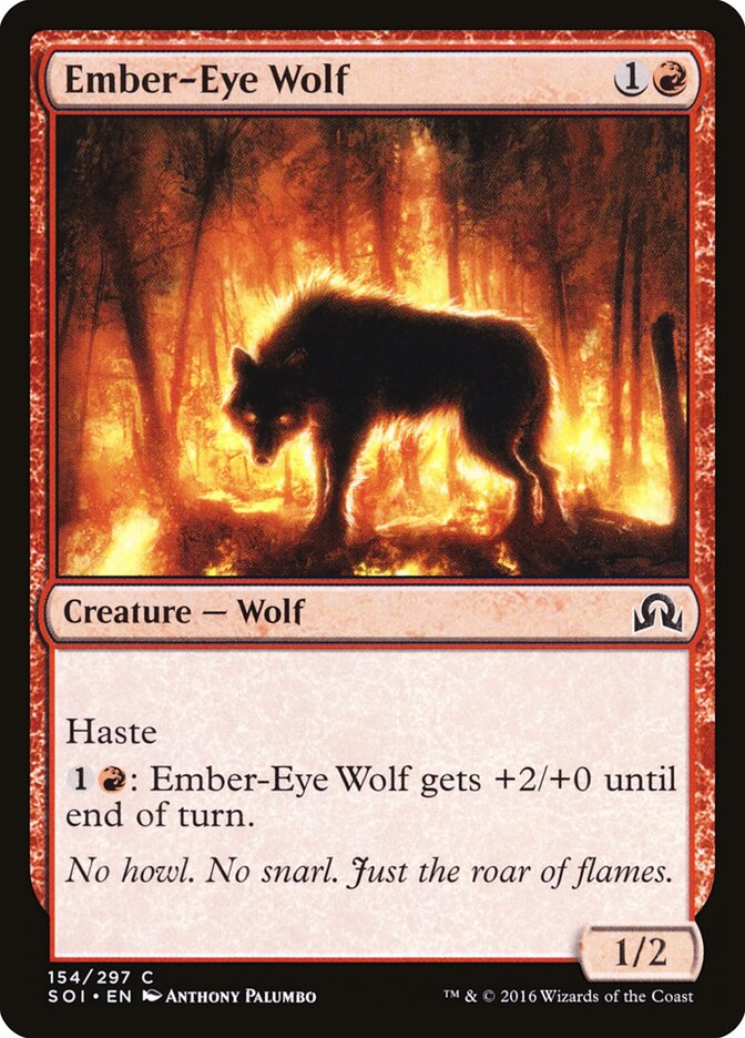 Ember-Eye Wolf - Shadows over Innistrad (Common) [SOI-154] Imagen principal del producto