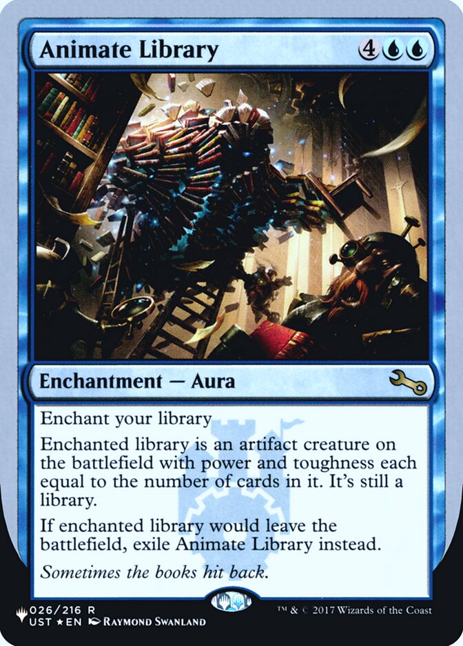 Magic-kaart Animate Library ZNL-26 uit The List (Rare)