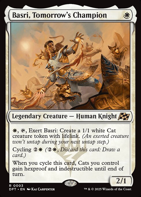 Basri, Tomorrow's Champion – Aetherdrift (DFT-3) Magic: The Gathering card