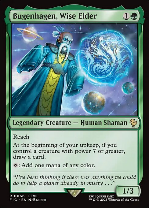 Bugenhagen, Wise Elder – Final Fantasy Commander (FIC-66) Magic: The Gathering card | LC-REM-20260804-15339531206988-99155fae-507a-4eab-918a-bdee021e2262