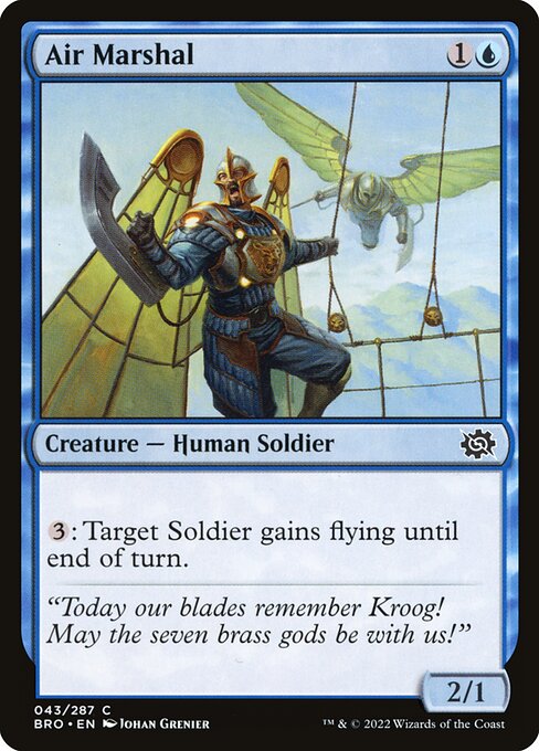 Air Marshal – The Brothers' War (BRO-43) Magic: The Gathering card | LC-REM-20260804-15151168225612-991e1a6c-914b-45c8-9170-c09e72696117 Image principale du produit