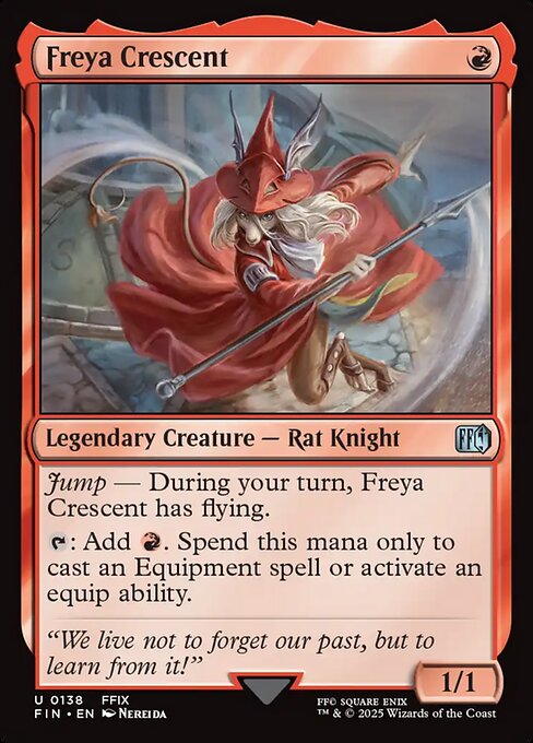 Freya Crescent – FINAL FANTASY (FIN-138) Magic: The Gathering card