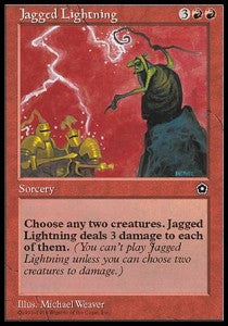 Jagged Lightning - Portal Second Age (Uncommon)