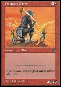 Obsidian Giant - Portal Second Age (Uncommon) Imagen principal del producto