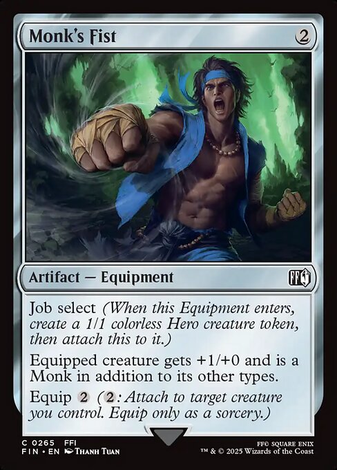 Monk's Fist – Final Fantasy (FIN-265) Magic: The Gathering card | LC-REM-20260804-15568988242252-995033f0-873d-4e46-b0c9-98ec8ef270ff Main image