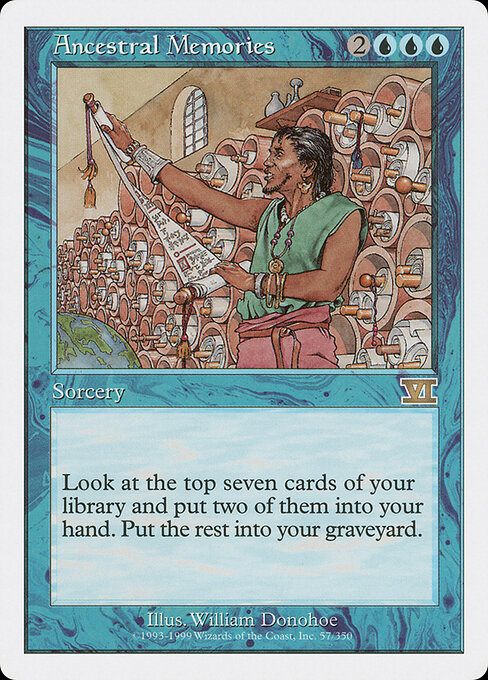 Ancestral Memories – Classic Sixth Edition (6ED-57) Magic: The Gathering card | LC-REM-20260804-15520557203788-9953a9d1-62db-4610-bf8c-74c321f059c2 Image principale du produit