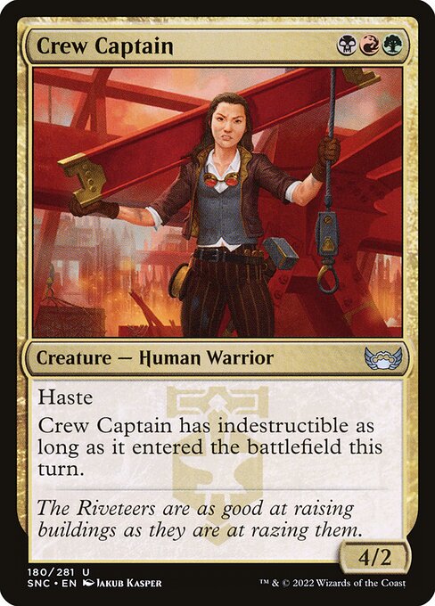 Crew Captain – Streets of New Capenna (SNC-180) Magic: The Gathering card