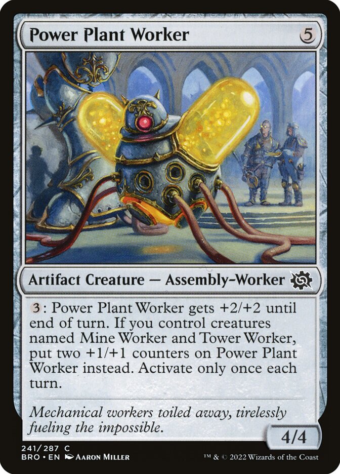 Power Plant Worker - The Brothers' War (Common) [BRO-241]
