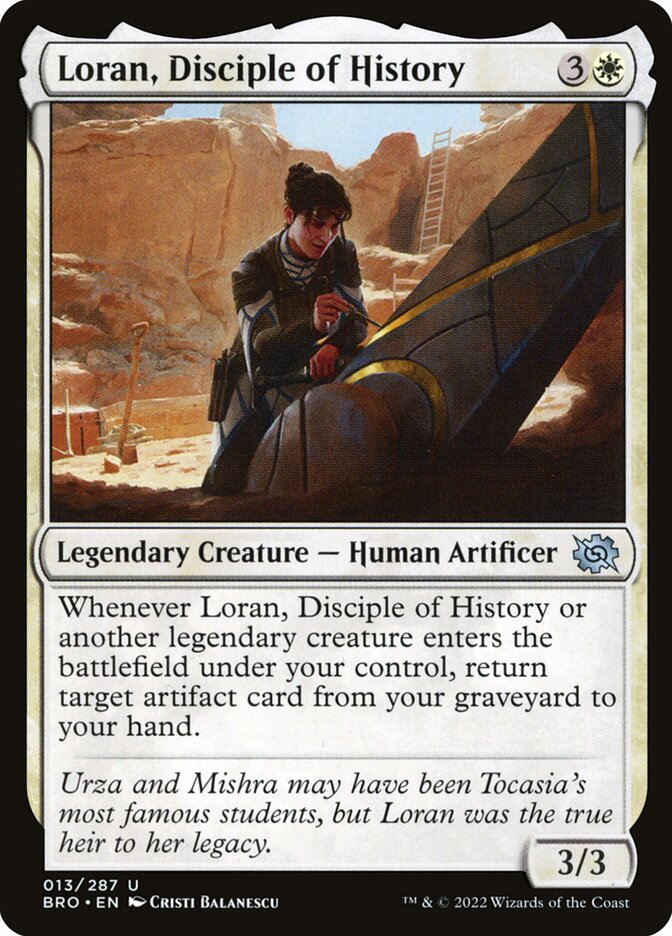 Loran, Disciple of History - The Brothers' War (Uncommon) [BRO-13]