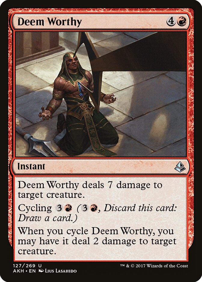 Deem Worthy - Amonkhet (Uncommon) [AKH-127]