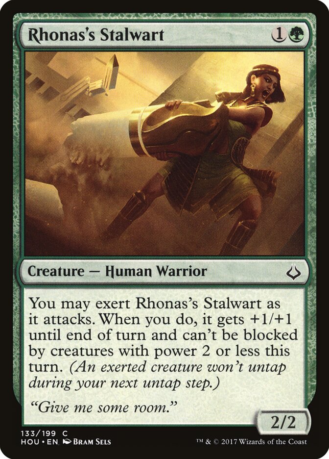 Rhonas's Stalwart - Hour of Devastation (Common) [HOU-133]