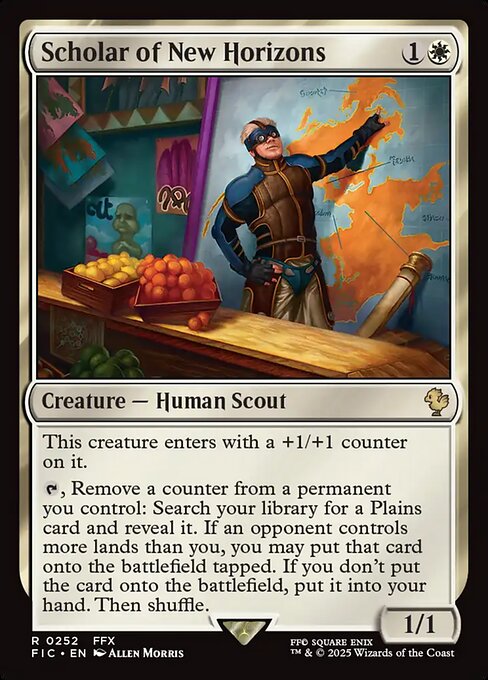 Scholar of New Horizons – Final Fantasy Commander (FIC-252) Magic: The Gathering card | LC-REM-20260804-15339650056524-99e1d96f-c326-49b2-9a24-6e3e5465047e
