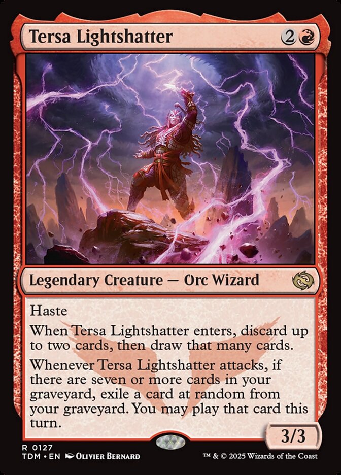 Magic-kaart Tersa Lightshatter TDM-127 uit Tarkir: Dragonstorm (Rare) Image principale du produit