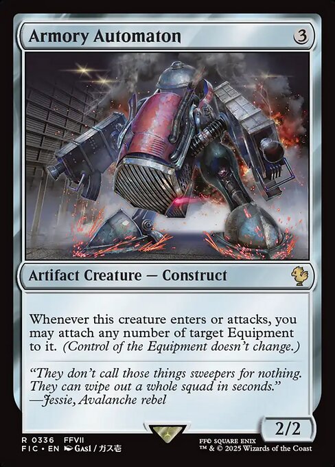 Armory Automaton – Final Fantasy Commander (FIC-336) Magic: The Gathering card | LC-REM-20260804-15339514560844-99fbb6f1-0584-45c2-b4c5-0431447913d4 Immagine principale del prodotto