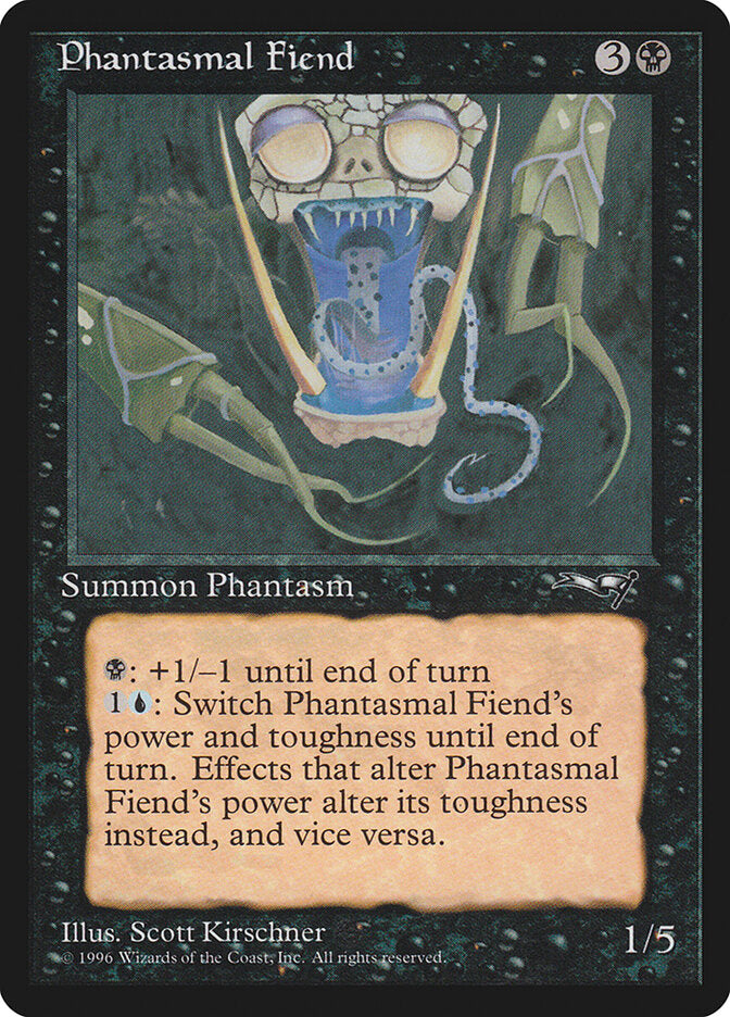Magic-kaart Phantasmal Fiend ALL-57a uit Alliances (Common) Hoofdafbeelding