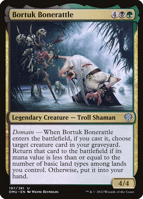 Bortuk Bonerattle – Dominaria United (DMU-197) Magic: The Gathering card