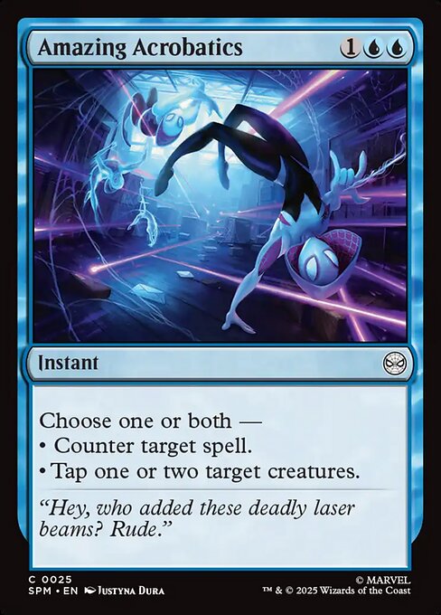 Amazing Acrobatics – Marvel's Spider-Man (SPM-25) Magic: The Gathering card | LC-REM-20260804-15715814801740-9a2f6d84-3d83-4f48-9906-11f681171930 Image principale du produit
