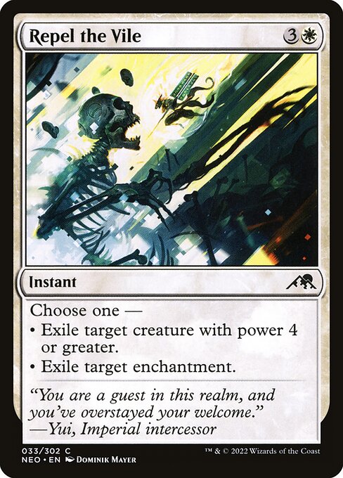 Repel the Vile – Kamigawa: Neon Dynasty (NEO-33) Magic: The Gathering card | LC-REM-20260804-15610420035916-9a37d5b4-af3a-48b0-895f-91b652108ef6