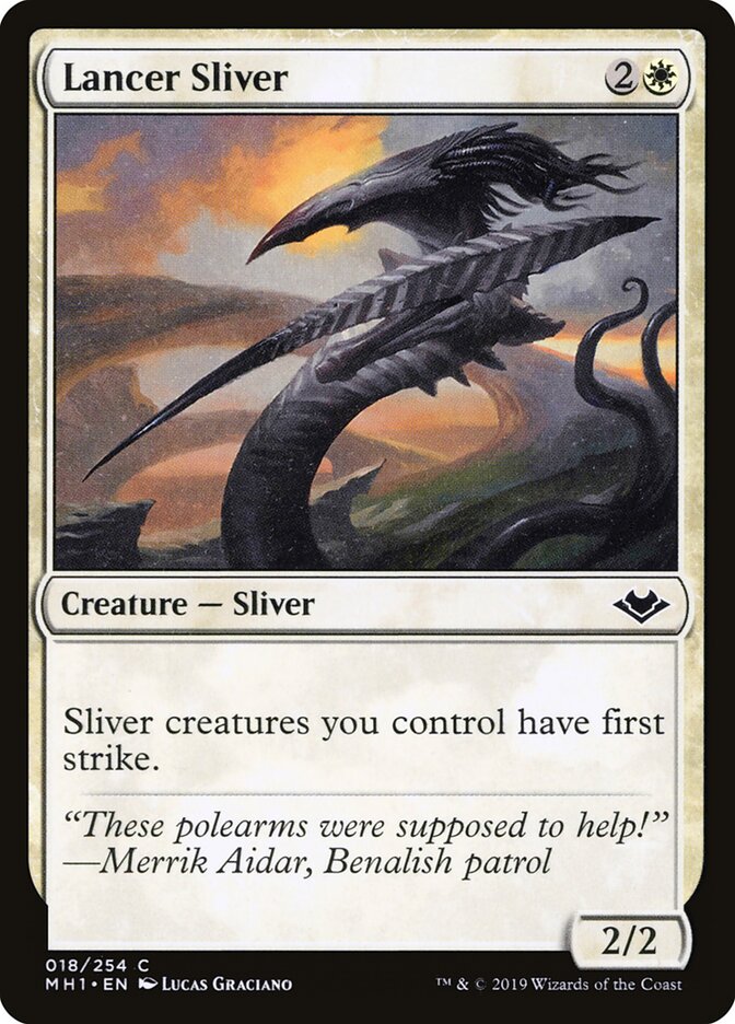 Lancer Sliver - Modern Horizons (Common) [MH1-18]