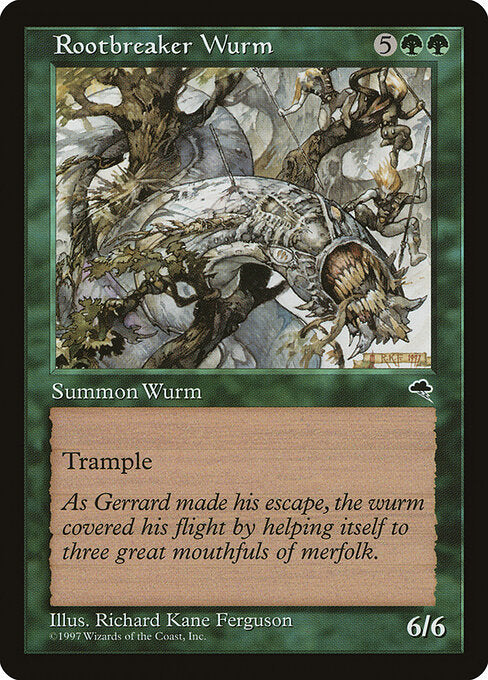 Rootbreaker Wurm – Tempest (TMP-251) Magic: The Gathering card | LC-REM-20260804-15151506129228-9a686ed6-fc13-4882-b56c-667f556d9804