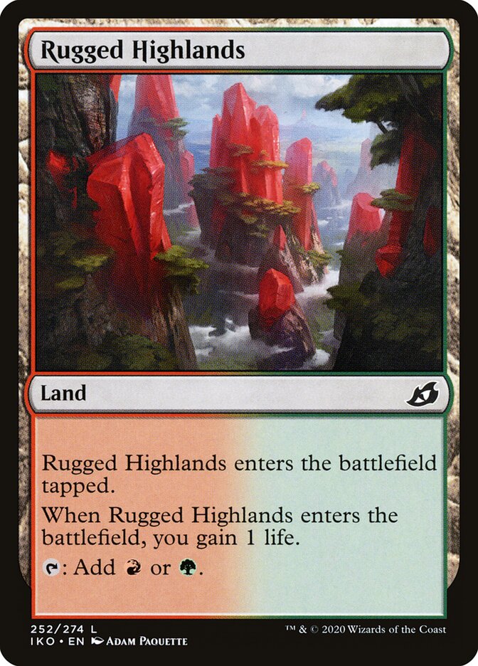 Rugged Highlands - Ikoria: Lair of Behemoths (Common) [IKO-252] Main image