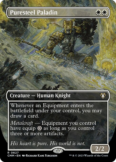 Puresteel Paladin – Commander Masters (CMM-627) Magic: The Gathering card | LC-REM-20260804-15376407396684-9a89d111-1a7c-4446-9a53-99d5d68099cf Immagine principale del prodotto
