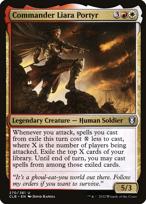 Commander Liara Portyr – Commander Legends: Battle for Baldur's Gate (CLB-270) Magic: The Gathering card