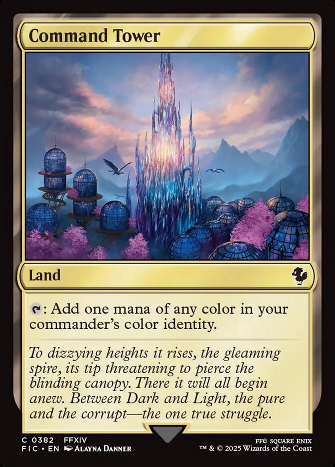 Magic-kaart Command Tower FIC-382 uit Final Fantasy Commander (Common)