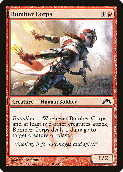 Bomber Corps – Gatecrash (GTC-86) Magic: The Gathering card