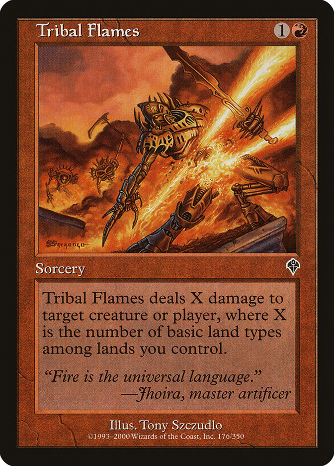 Tribal Flames - Invasion (Common) [INV-176]