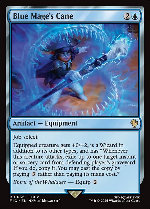Blue Mage's Cane – Final Fantasy Commander (FIC-35) Magic: The Gathering card | LC-REM-20260804-15339528454476-9b3cfc13-db4e-4ec3-8444-f715bcd43be6