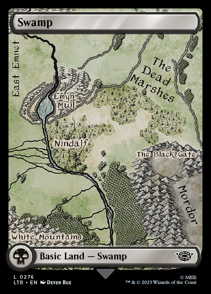 Magic-kaart Swamp LTR-276 uit The Lord of the Rings: Tales of Middle-earth (Land) Immagine principale del prodotto