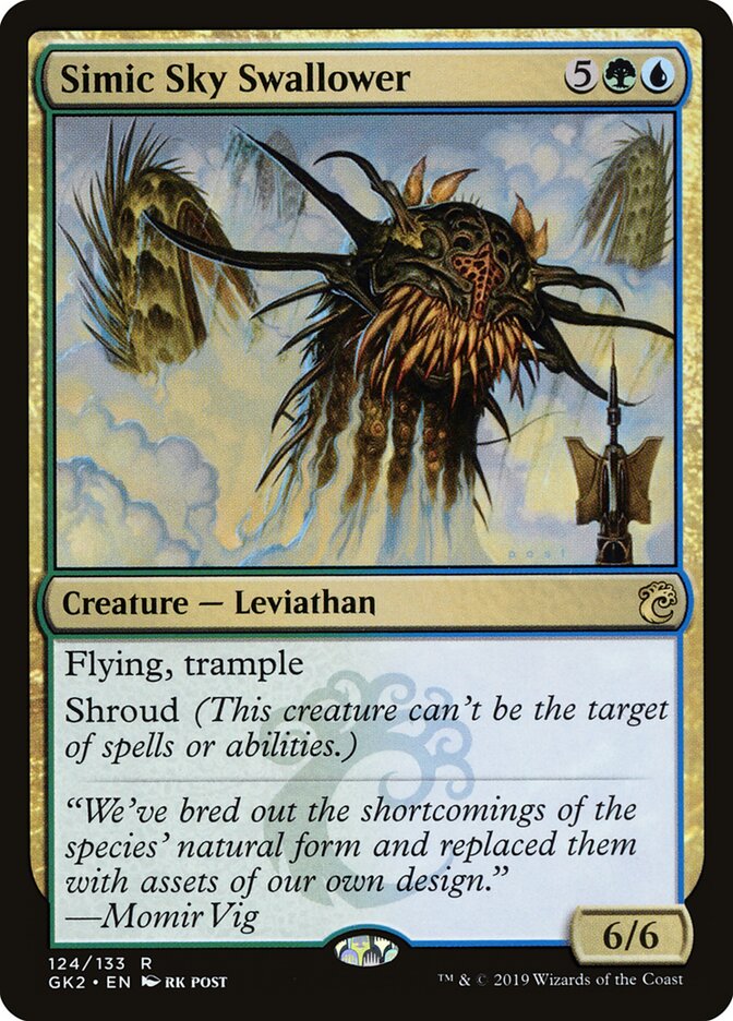 Magic-kaart Simic Sky Swallower GK2-124 uit Ravnica Allegiance: Guild Kits (Rare)