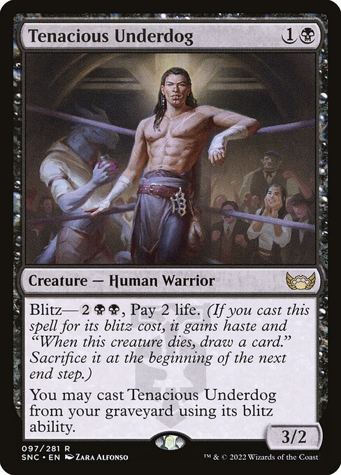 Tenacious Underdog – Streets of New Capenna (SNC-97) Magic: The Gathering card