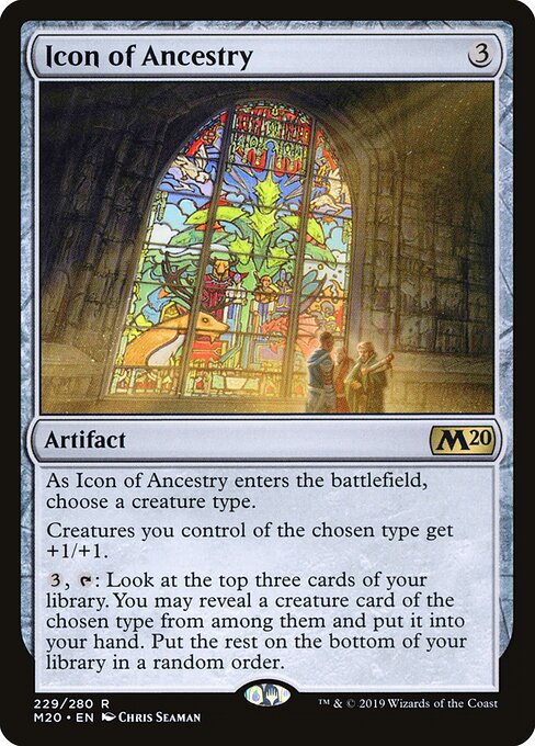 Icon of Ancestry – Core 2020 (M20-229) Magic: The Gathering card