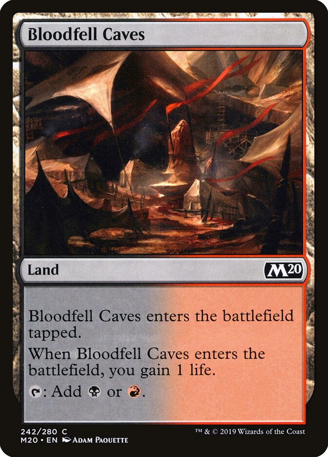 Bloodfell Caves - Core 2020 (Common) [M20-242]