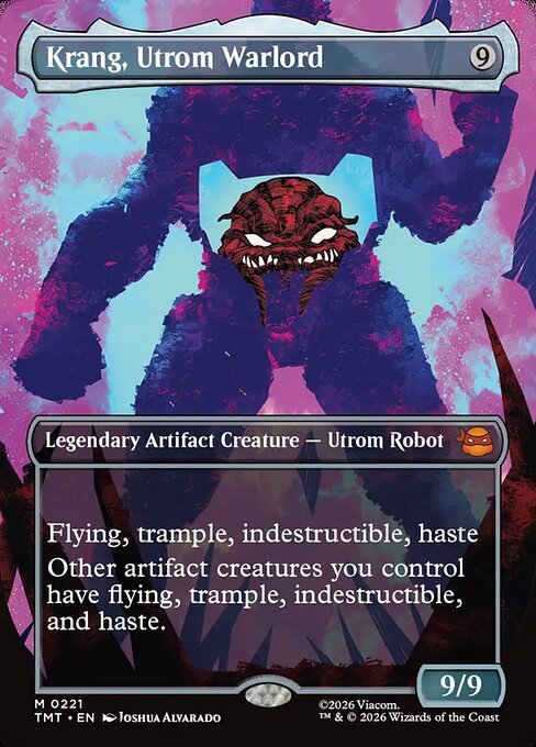 Krang, Utrom Warlord – Teenage Mutant Ninja Turtles (TMT-221) Magic: The Gathering card | LC-REM-20260804-15613343891788-9b8a9315-893d-4eee-a0a8-44f2372202a8