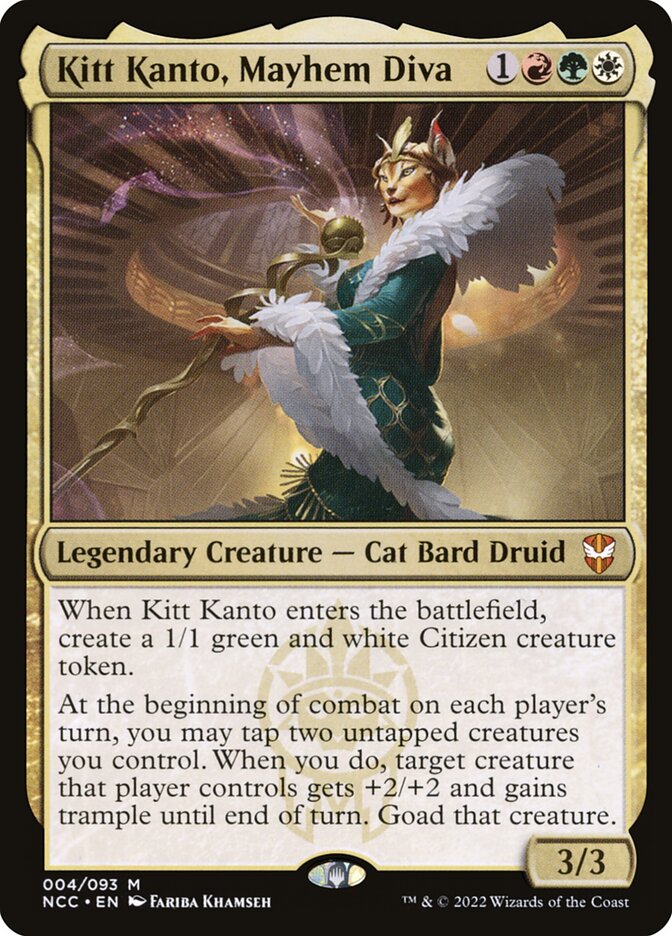Kitt Kanto, Mayhem Diva - Commander: Streets of New Capenna (Mythic) [NCC-4]