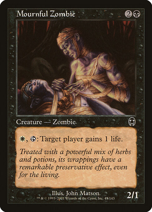 Mournful Zombie – Apocalypse (APC-43) Magic: The Gathering card