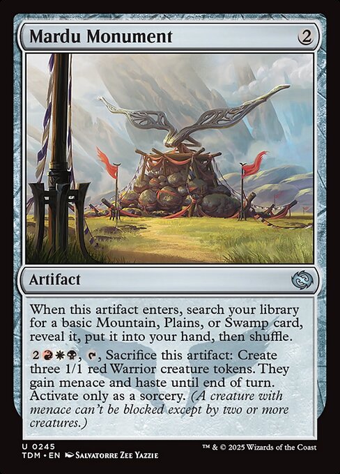 Mardu Monument – Tarkir: Dragonstorm (TDM-245) Magic: The Gathering card | LC-REM-20260804-15401854435660-9bd0c794-77bc-4d4a-a769-3829e2ce4bdf