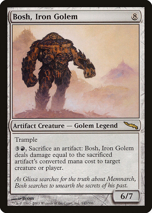 Bosh, Iron Golem – Mirrodin (MRD-147) Magic: The Gathering card | LC-REM-20260804-15614740070732-9bfe325c-8d3d-4543-9fcd-214525d4ab2a