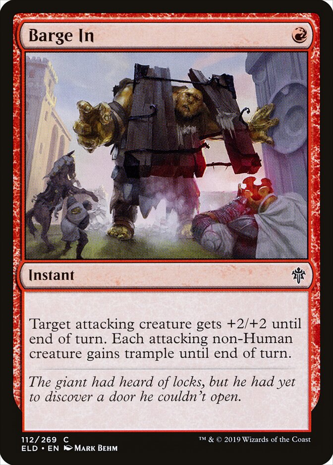 Barge In - Throne of Eldraine (Common) [ELD-112] Immagine principale del prodotto