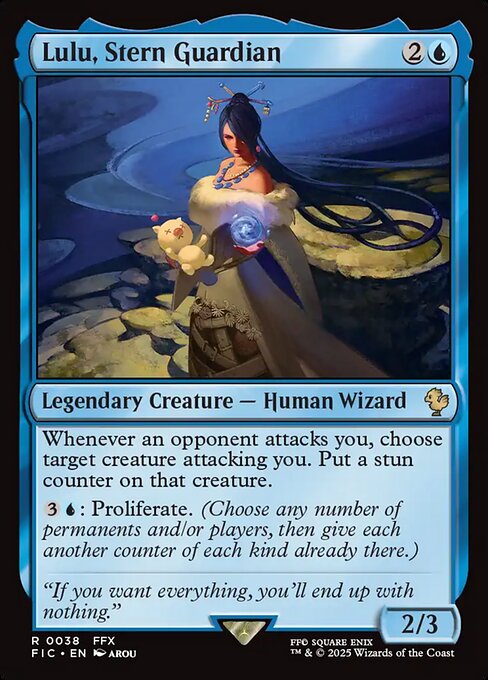 Lulu, Stern Guardian – Final Fantasy Commander (FIC-38) Magic: The Gathering card | LC-REM-20260804-15339610079564-9c0b1d5d-2b10-4dde-bb95-8cbf780cca97 Hoofdafbeelding