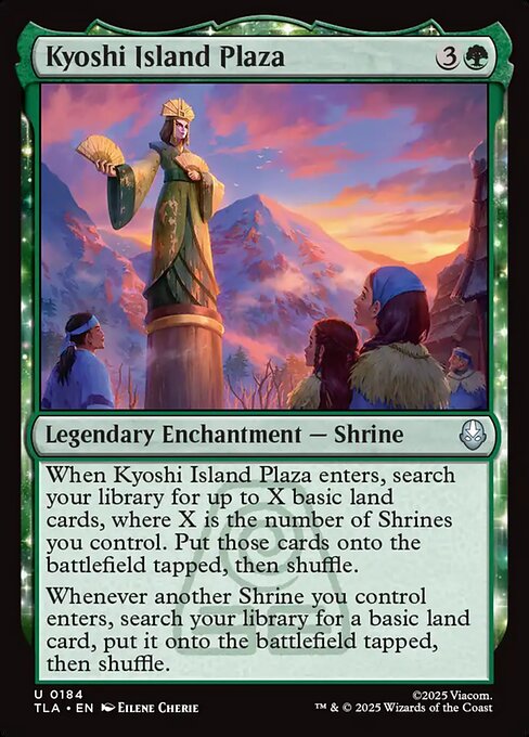 Kyoshi Island Plaza – Magic: The Gathering | Avatar: The Last Airbender (TLA-184) Magic: The Gathering card