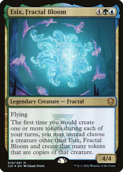 Esix, Fractal Bloom – Commander: Strixhaven (C21-10) Magic: The Gathering card