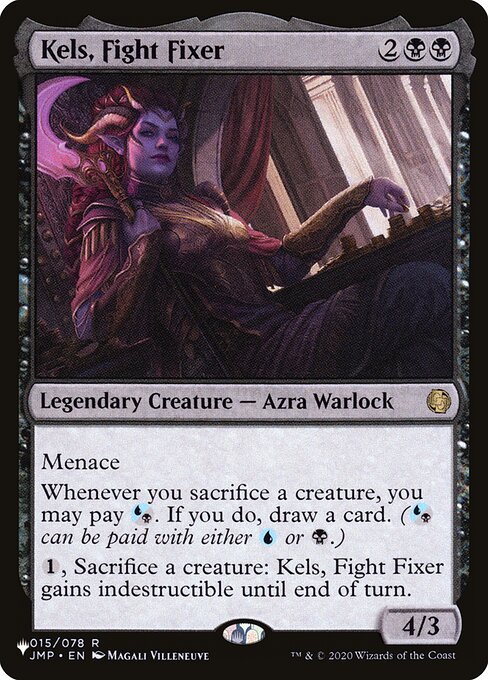 Kels, Fight Fixer – The List (PLST-JMP-15) Magic: The Gathering card | LC-REM-20260804-15150869315916-9c5d5ff8-a2ad-4356-a45e-602f253a1ddf