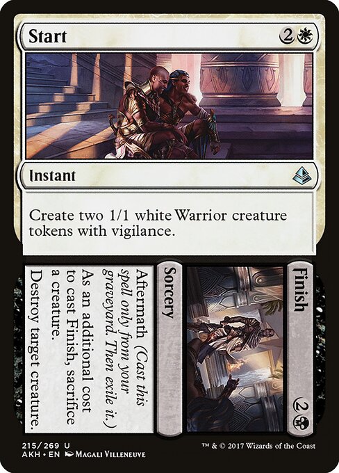 Start // Finish – Amonkhet (AKH-215) Magic: The Gathering card